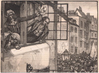 I Tumulti di Priestley a Birmingham AD 1791 da Walter Paget